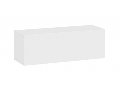 Шкаф навесной Глосс (ТриЯ) 300 Белый глянец, Стекло Белый глянец